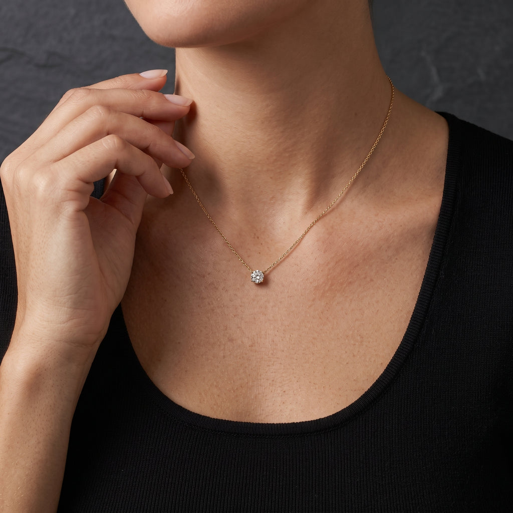 Crystal Gold Necklace