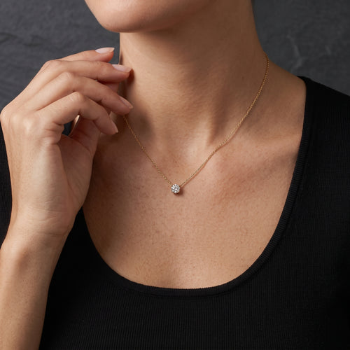 Crystal Gold Necklace