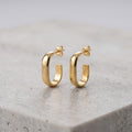 Gold C-Hoop Earrings